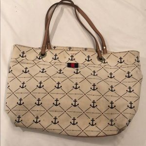 LAST CHANCE! DONATING SOON! White Anchor Tommy Hilfinger Tote Bag